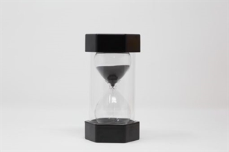 Sand Timer - 30 Minutter - Sort