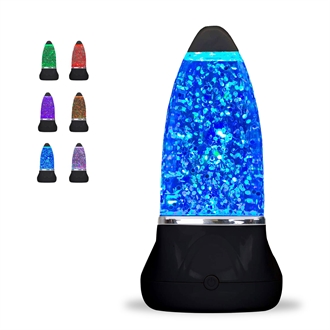 Sensorisk vulkan glitterlampe 