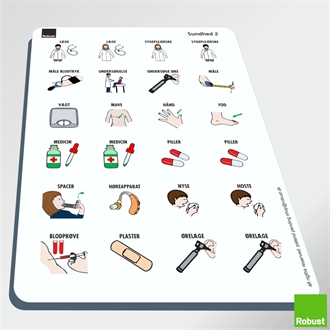 Sundhed 1 - Piktogram ark