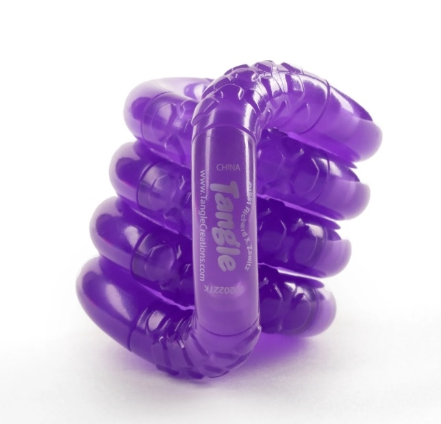 Tangle Jr. Glow in the Dark - Acai - Sansestimulerende Fidget Toy