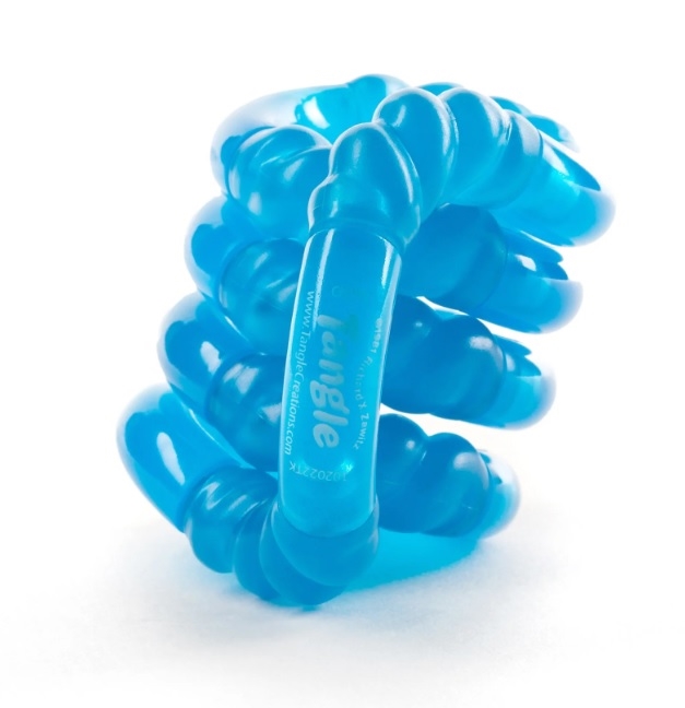 Tangle Jr. Glow in the Dark - Blå hindbær - Sansestimulerende Fidget Toy