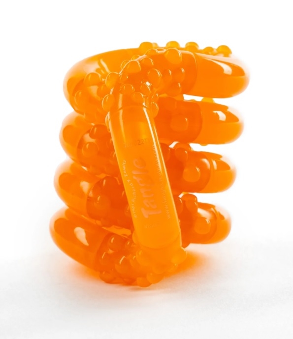 Tangle Jr. Glow in the Dark - Mandarin - Sansestimulerende Fidget Toy