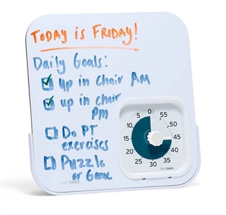 Time Timer® PRO Applied – 60 minutter inkl. magnetisk whiteboard