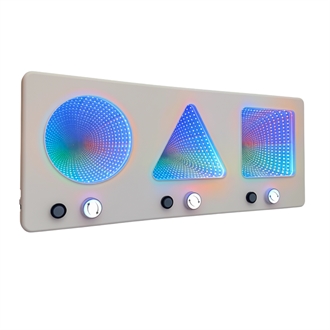 Infinity-panel med tre former