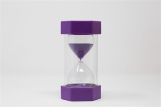 Sand Timer 15 Minutter Lilla