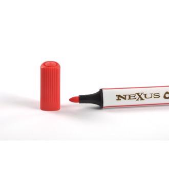 Rød viskelæder-pen
