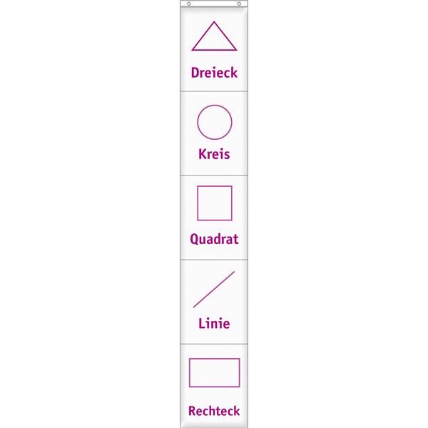 Hængende organisationslommer A4 stående format, 5 lommer, kroge medfølger