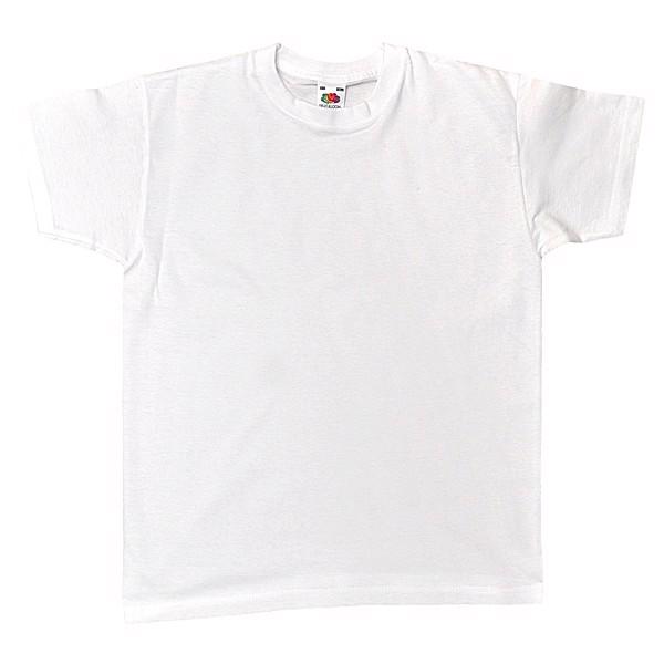 T-shirt, hvid, størrelse: 128