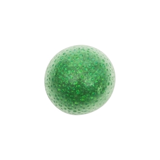 Glitter Bead Squishy bolde - sæt med 12 stk.