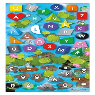 Nimbly® aktivitetsmåtte med læringskort