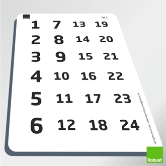 Tal 1 - Piktogram ark