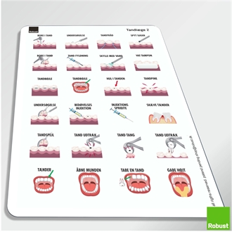 Tandlæge 2 - Piktogram ark