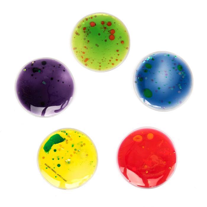 Squidgy Sparkle Circles Fidget 5pk